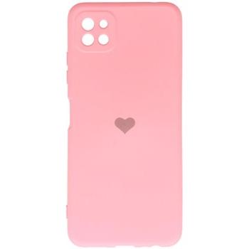 Vennus Valentýnské pouzdro Heart pro Samsung Galaxy A22 5G - růžové (TT4359)