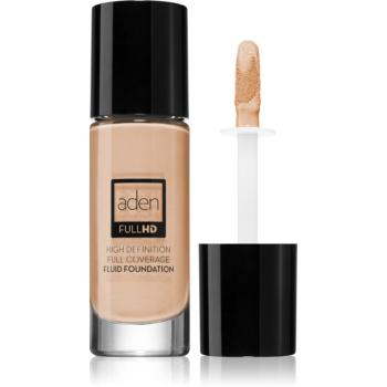 Aden Cosmetics Full HD Fluid Foundation dlouhotrvající tekutý make-up odstín 01 Porcelain 20 ml