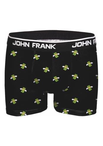 Pánské boxerky John Frank JFBD306 M Černá