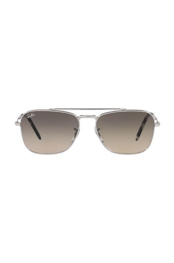 Sluneční brýle Ray-Ban NEW CARAVAN stříbrná barva, 0RB3636