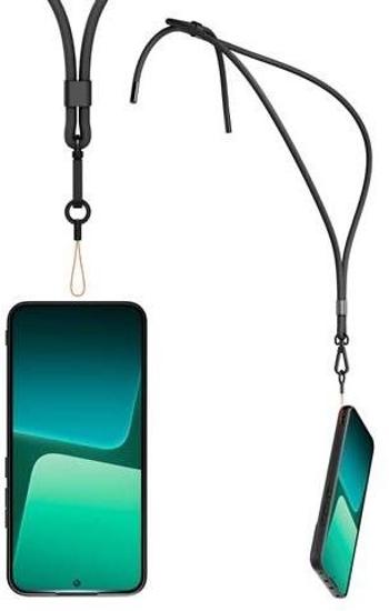 Telefon tok Made for Xiaomi TPU Xiaomi 13 tok zsinórral, fekete