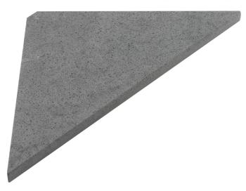 SAPHO ABELINE rohová police rockstone 200x200mm, concrete AE200-4033