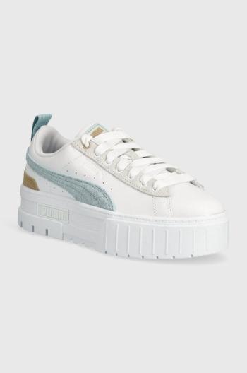 Kožené sneakers boty Puma Mayze Mix Wns bílá barva, 387468