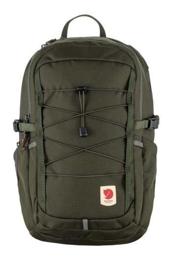 Batoh Fjallraven Skule 20 zelená barva, velký, hladký