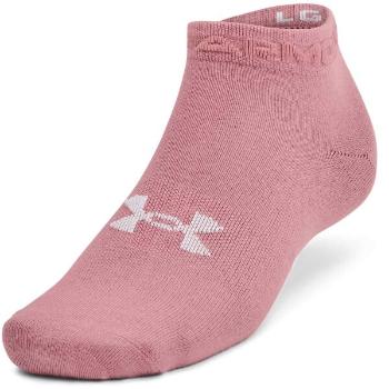 Under Armour ESSENTIAL LOW CUT 3PK Dámské ponožky, růžová, velikost