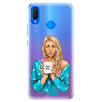 Silikonové pouzdro iSaprio - Coffe Now - Blond - Huawei Nova 3i