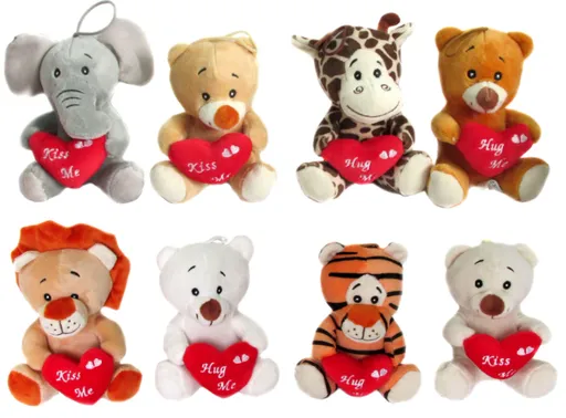 Plyšová zvířátka 12 cm (mix druhů)