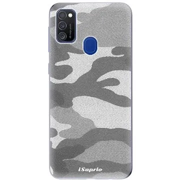 iSaprio Gray Camuflage 02 pro Samsung Galaxy M21 (graycam02-TPU3_M21)