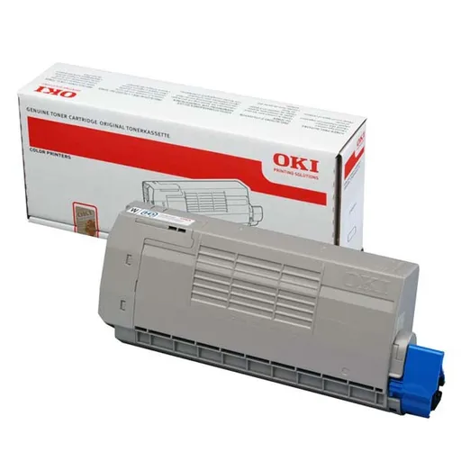 OKI 44318657 - originální toner, bílý, 6000 stran
