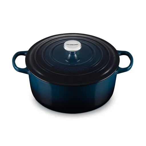 Kastrol SIGNATURE 28 cm, 6,7 l, NUIT, litina, Le Creuset