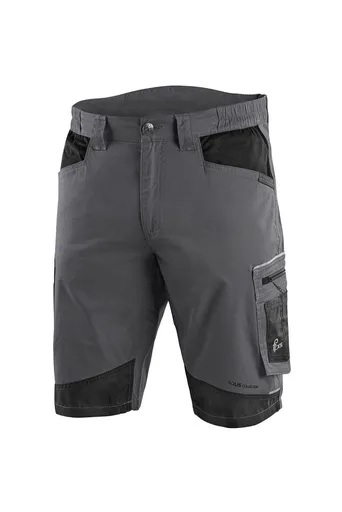 Canis (CXS) Pánské pracovní kraťasy CXS SOLIS FLEX - Šedá / černá | 52