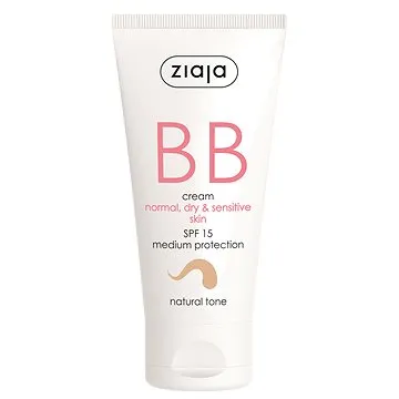 ZIAJA BB krém normální, suchá, citlivá pleť - ton přirozený SPF15 50 ml (5901887038368)