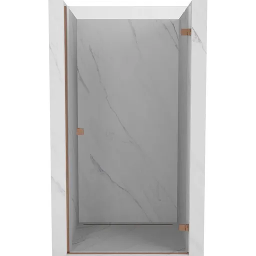 MEXEN/S Lunar-B sprchové dveře křídlové pravé 60, transparent, měď kartáčovaná 832-060-000-65-00-P