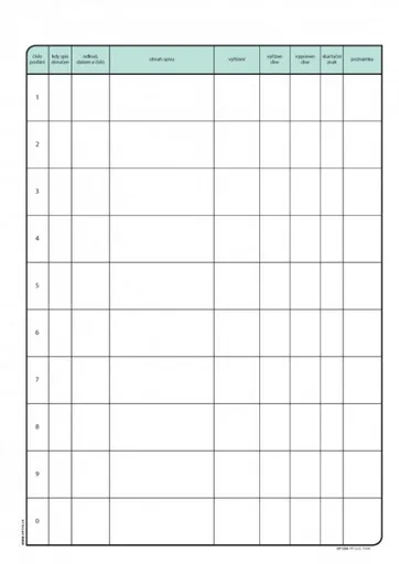 Tiskopis Kniha pošty lamino A4 160 listů OPTYS