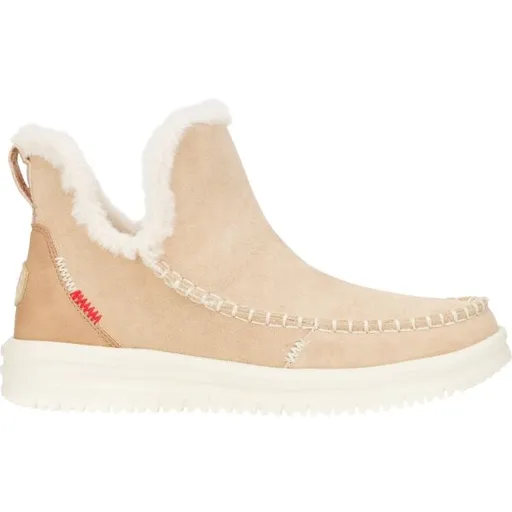 HEY DUDE CAMDEN SUEDE Dámská volnočasová obuv, béžová, velikost