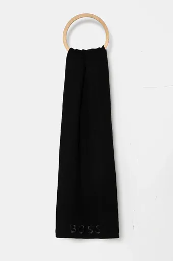 Vlněná šála BOSS Lara_scarf