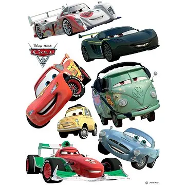 DK886 Samolepicí dekorace CARS 2: MCQUENN