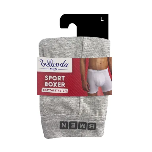 Bellinda Pánské bavlněné boxerky Sport vel. L 1 ks šedé