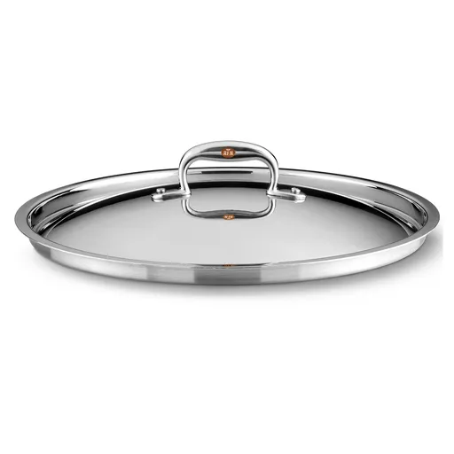 Poklice CON CUORE 26 cm, stříbrná, měď, Ruffoni