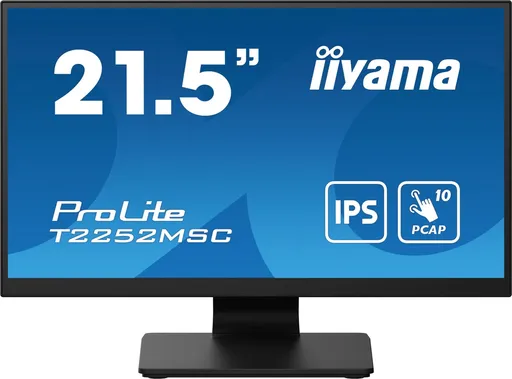 22" LCD iiyama T2252MSC-B2: IPS,FHD,10P,DP,HDMI