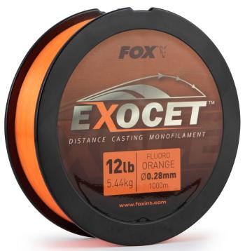 Fox vlasec exocet fluoro orange mono 1000 m - 0,33 mm 7,5 kg