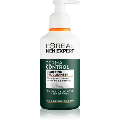 L’Oréal Paris Men Expert Derma Control čisticí gel s niacinamidem 260 ml