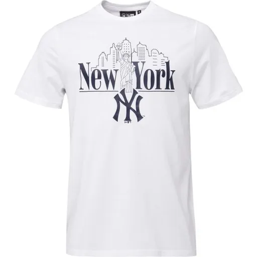 New Era NEW YORK YANKEES MLB Pánské triko, bílá, velikost