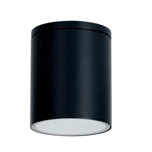 ACA Lighting venkovní stropní svítidlo GU10, černé, IP65, 230V, max. 35W, kulaté