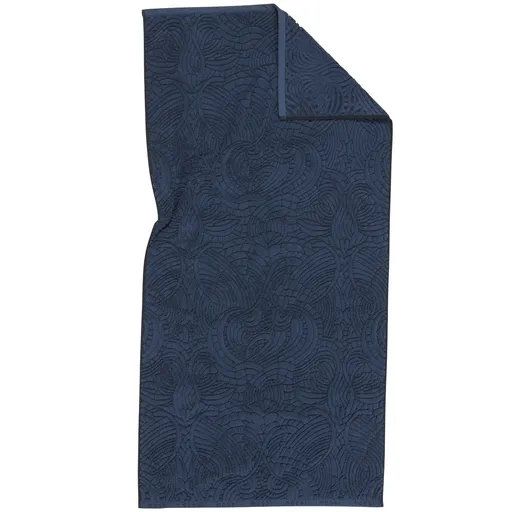 Ručník DODO PAVONE 70 x 140 cm, modrá, bavlna, Moooi