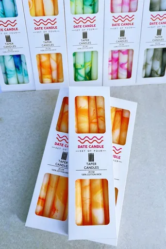 Svíčka Date Candle - Orange