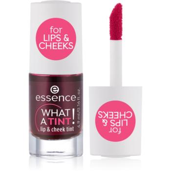 Essence WHAT A TINT! tekutá tvářenka a lesk na rty 4,9 ml