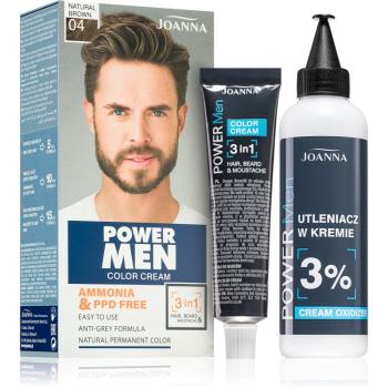 Joanna Power Men barva na vlasy pro muže odstín Natural Brown