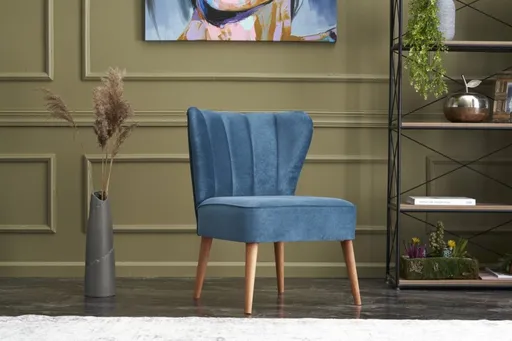 Křeslo ušák Layla - Blue