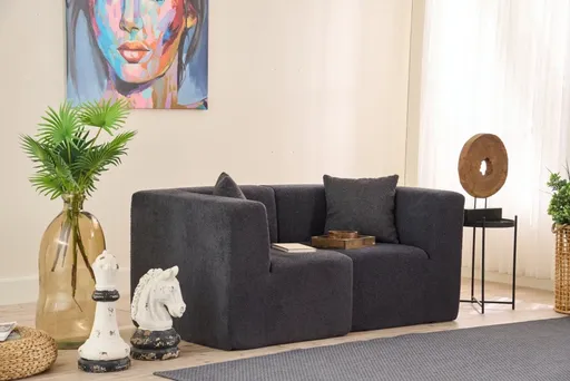 Dvoumístná pohovka Raks - Anthracite