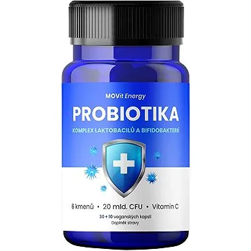 MOVit Probiotika - komplex laktobacilů a bifidobakterií 30+10 cps. (8594202101273)