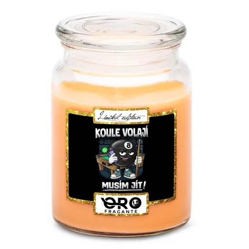 Svíčka Koule volají (Vůně svíčky: Tropické ovoce)