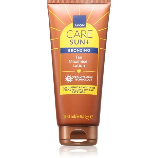 Avon Care Sun + Bronze tělové mléko pro zvýraznění opálení 200 ml