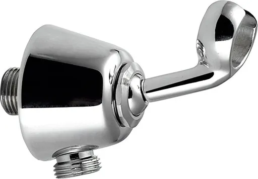 SAPHO Držák sprchy kulatý otočný, s vyústěním, chrom SUP4B