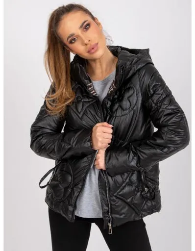 Dámská bunda s kapucí přechodná HANOI černá