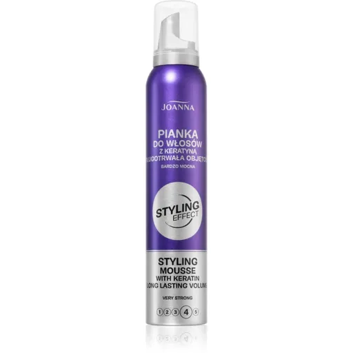 Joanna Styling Effect pěna na vlasy s keratinem 150 ml