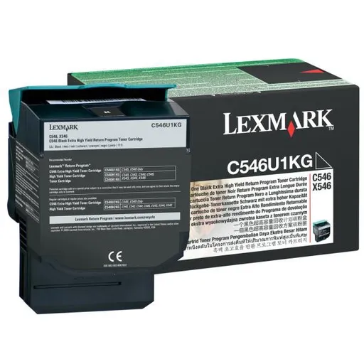 LEXMARK C546U1KG - originální toner, černý, 8000 stran
