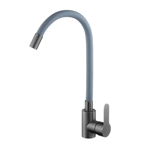 VELAZO Kuchyňská baterie s flexibilním výtokem šedá / grafit VELAZ8105BG