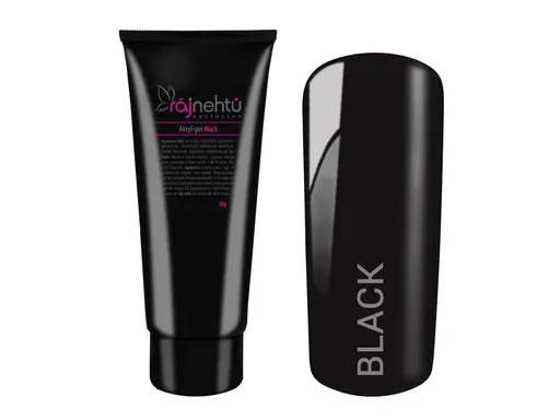 Ráj nehtů Akryl-gel v tubě - Black 30g