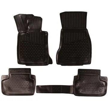 SIXTOL 3D Gumové koberce BMW Series 5, 2016-