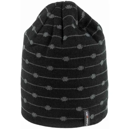 Finmark WINTER HAT Zimní pletená čepice, černá, velikost UNI