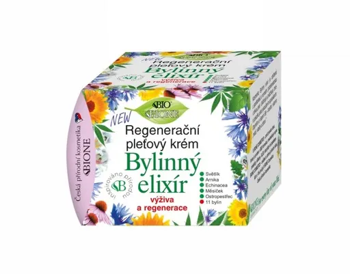 BIO BIONE Bylinný elixír Regenerační pleťový krém 51 ml