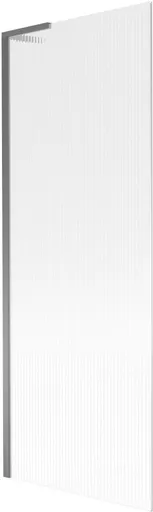 MEXEN/S Next L vanová zástěna FIX 70 x 150, proužky, grafit metal 895-070-000-03-09-95