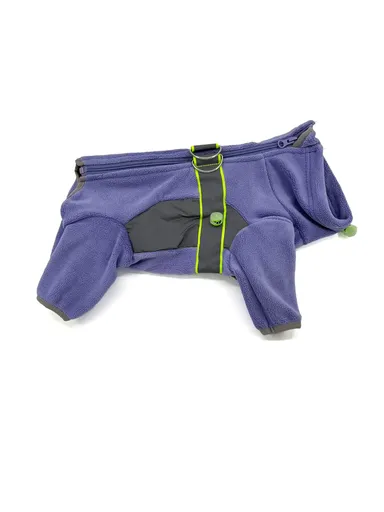 Vsepropejska Mazlík elastická fleecová kombinéza pro psa Barva: Fialová, Délka zad (cm): 40, Obvod hrudníku: 42 - 57 cm