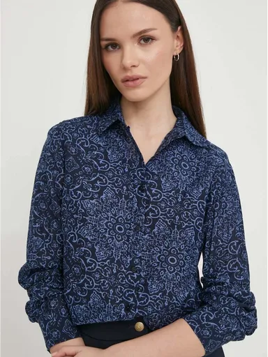 Pepe Jeans dámská tmavěmodrá košile PL304797594 S