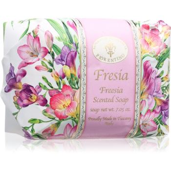 Saponificio Artigianale Fiorentino Freesia Scented Soap přírodní tuhé mýdlo 200 g